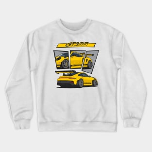 car 911 gt3 rs detail yellow Crewneck Sweatshirt